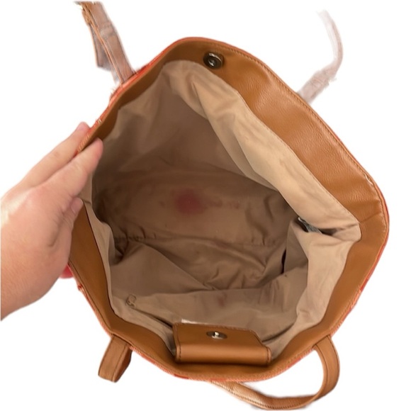 Nine West Red Geometric Shoulder Bag - Picture 5 of 10